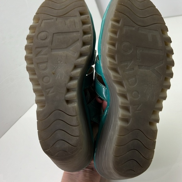 Fly London Yito  open toe wedge lace up sandal - Picture 7 of 9